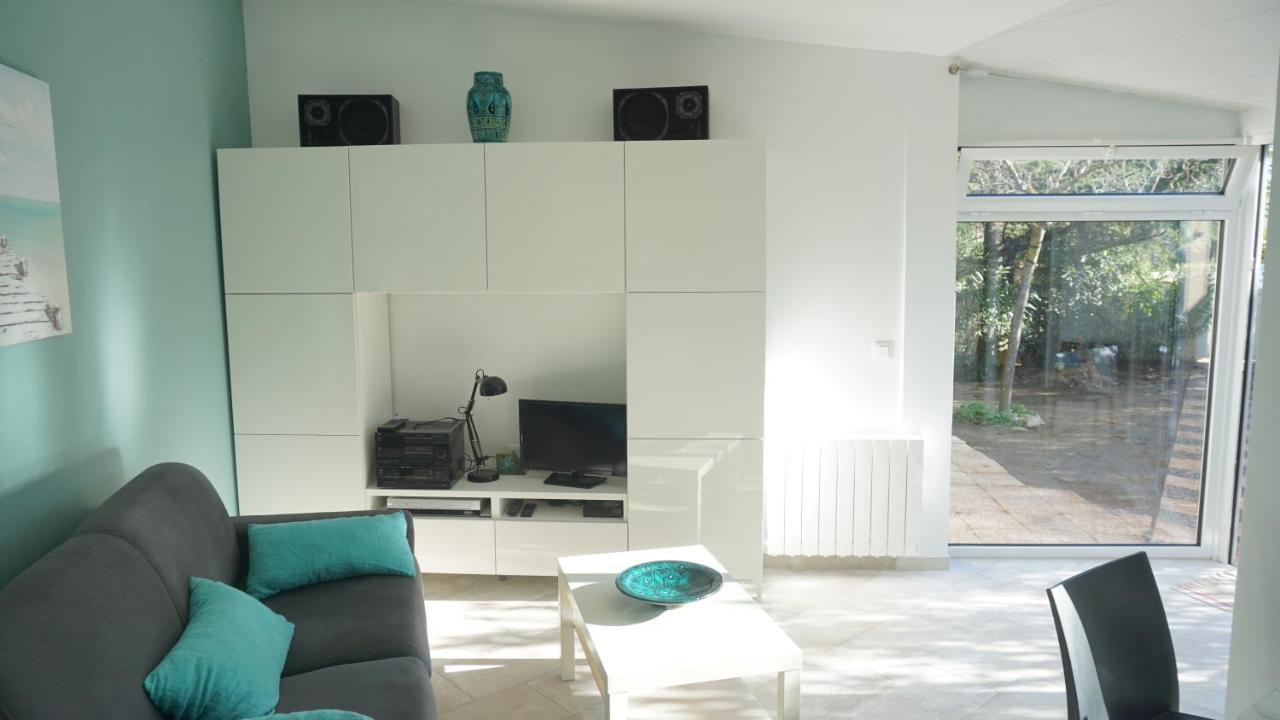 Maison Jardin Wifi - Climatisation - 100 M Plage Sauvage - 20 Min Perpignan Torreilles Luaran gambar